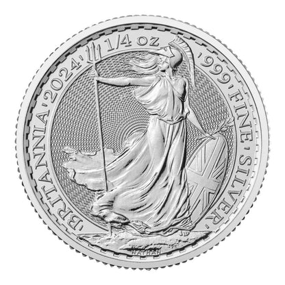 Moneda Argint 1/4 oz Britannia Charles III 2024