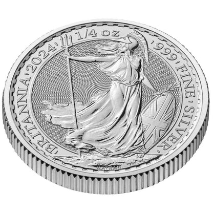 Moneda Argint 1/4 oz Britannia Charles III 2024