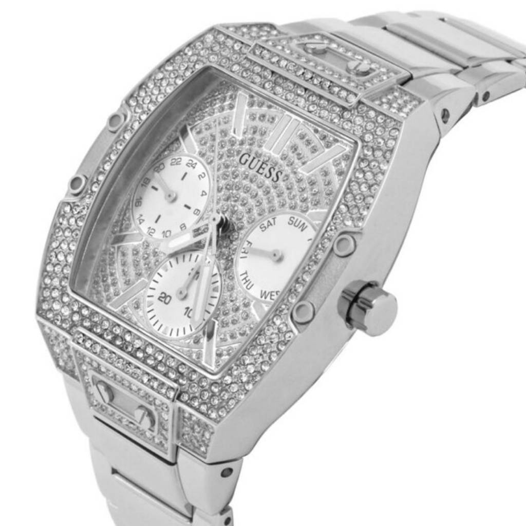 Ceas GUESS Raven Silver Unisex