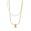Lant Placat cu Aur Pearl Drop - SORELLY