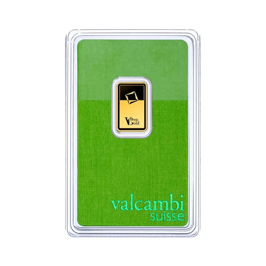 Lingou Aur 24k, 2.5g Green, Valcambi Suisse