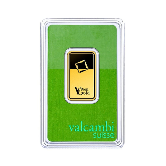 Lingou Aur 24k, 20g Green, Valcambi Suisse