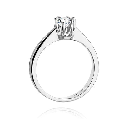 lnel de Logodna Aur 14k Solitaire cu Diamant 0.30ct