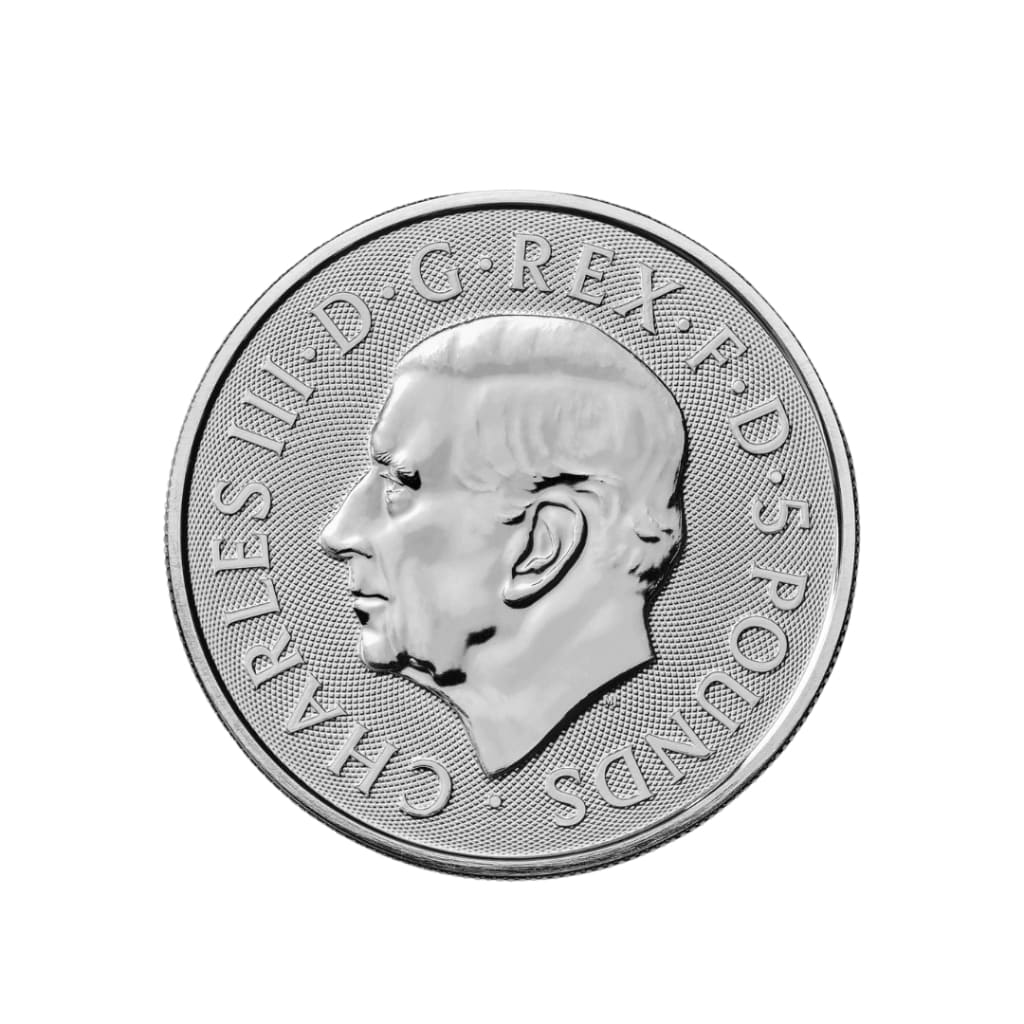 Moneda Argint 62.2 g 999‰ Fiarele Regale ale lui Tudor - Bull of Clarence