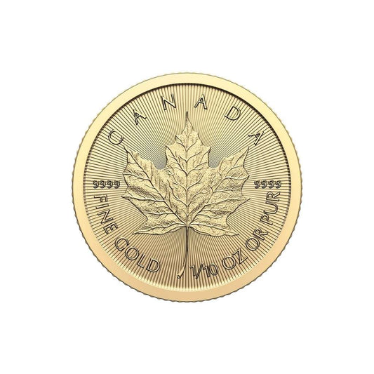 Moneda Aur 1/10oz Maple Leaf 2024