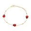 Bratara Copii Aur 14k Buburuze