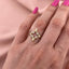 Inel Aur 14k North Star cu Pietre Zirconia