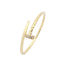 Inel Aur 14k Tip Cui cu Pietre Zirconia 1.5mm