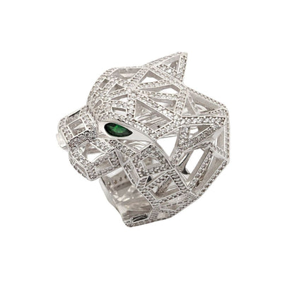 Inel Argint Elegant Panther