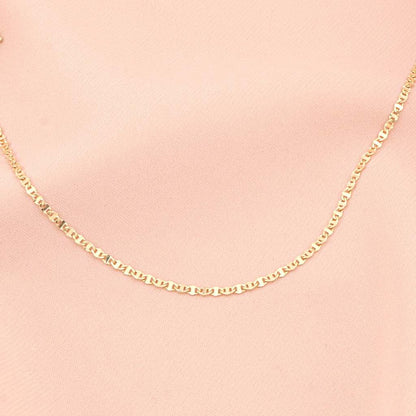 Bratara Unisex Aur 14k cu Zale Modern Sequin Link