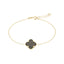 Bratara Aur 14k Floare Onix