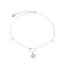 Bratara Argint de Picior Floare