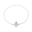 Bratara Argint Fixa pentru Talismane Charm Princess Crown