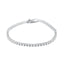 Bratara Argint Tennis cu Pietre Albe 3 mm