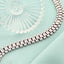 Bratara Argint Tip Curea Ceas Cuban cu Pietre Zirconia