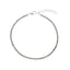 Bratara Tennis Argint cu Pietre Negre 2mm