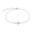 Bratara Argint Cruce Reversibila cu Pietre Zirconia
