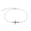 Bratara Argint Cruce Reversibila cu Pietre Zirconia