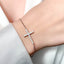 Bratara Argint Cruce Reversibila cu Pietre Zirconia