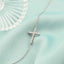 Bratara Argint Cruce Reversibila cu Pietre Zirconia