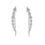 Cercei Argint Ear Climbers cu Pietre Zirconia