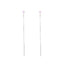 Cercei Argint Fir cu Piatra Zirconia Baby Pink
