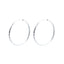 Cercei Argint Geometric Hoops