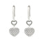Cercei Argint Happy Hearts
