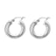 Cercei Argint Minimalist Hoops