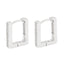 Cercei Argint Square Hoops