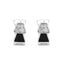 Cercei Argint Veriga Black Stone