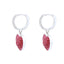 Cercei Argint Veriga Red Heart