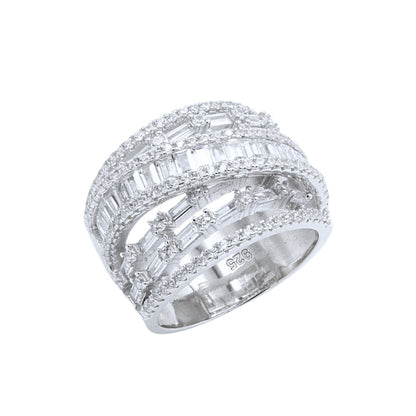 Inel Argint Glam Sparkle Twist