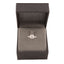 Inel Argint Square Solitaire Halo