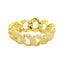 Inel Argint Placat cu Aur Cuban Link Mobil