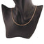 Lant Argint Placat cu Aur Roz Twisted Chain