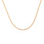 Lant Argint Placat cu Aur Roz Twisted Chain