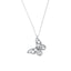 Lant Argint Butterfly cu Pietre Zirconia