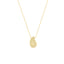 Lant Argint Gold Tear Drop 1.2 cm