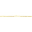 Lant Argint Golden Twisted