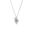 Lant Argint Honey Bee cu Pietre Zirconia