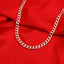 Lant Argint Masiv Cuban Link