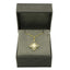 Lant Argint Placat cu Aur Floare cu Onix