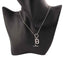 Lant Argint T-Bar cu Pietre Zirconia Albe