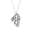 Lant Argint The Panther cu Pietre Zirconia