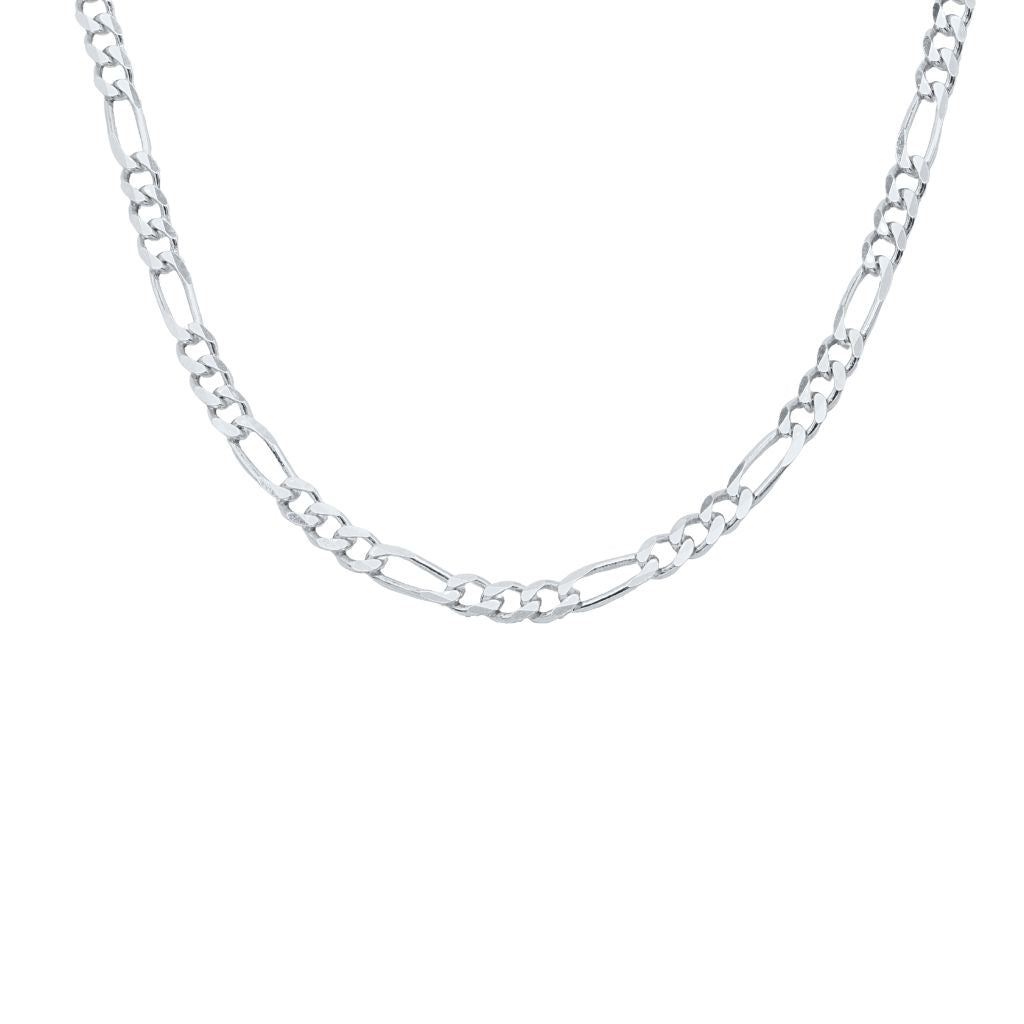 Lant Argint Unisex Figaro