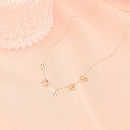 Lant Aur 14k Daisy Charms