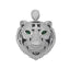 Pandantiv Argint Cuban Cap de Leopard