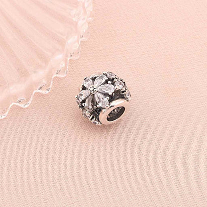 Talisman Argint pentru Bratara Crystal Flower