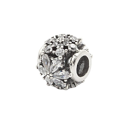 Talisman Argint pentru Bratara Crystal Flower